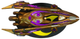 Фігурка Dark Horse StarCraft Limited Edition Golden Age Protoss Carrier Ship Replica (3008-720) - зображення 2