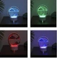 Настольная песочная лампа, ночник в виде песочных часов RGB песочные часы 3D картина - изображение 7