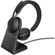Навушники бездротові Jabra Evolve2 65 MS Stereo Stand Black (26599-999-989) - зображення 1