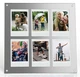 Фоторамка 6 в 1 прозора (сріблястий) для Fujifilm Instax Mini 12, 11, Evo, 40, 90, 9, LiPlay та принтерів SP-1, SP-2, Mini Link, Link2 - изображение 1