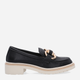 Loafersy damskie skórzane Venezia HA-026 37 24.2 cm Czarne (5906140383056) - obraz 1