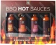Набір гострих соусів Funlab для барбекю BBQ Smoking Hot Flavours Ghost Habanero Chipotle Chili 4x46 г - зображення 1