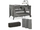 Кровать-манеж с пеленатором Joy 2, Kinderkraft (dark grey), 00-00305257 - изображение 1
