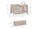Ліжко-манеж з пеленатором Joy 2, Kinderkraft (beige), 00-00305258 - изображение 4