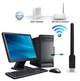 USB Wi-Fi адаптер RT8188 з поворотною антеною мережна карта з LED індикатором (562402207-1) Чорний - зображення 9