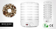 Сушарка, дегідратор Mozano Food Dehydrator 500 Вт White Польща - изображение 6