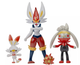 Figurka do gry Jazwares Pokémon Scorbunny, Raboot and Cinderace (0191726710325) - obraz 2