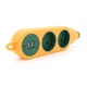 Колодка для удлинителя Voltronic FM-KNZ/2+2O 2 розетки, 16А - изображение 1