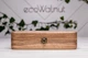 Органайзер бокс из дерева ореха для хранения часов EcoWalnut Цельная шкатулка для 9 часов с деревянной крышкой - изображение 2