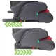 Детское кресло XOMAX LM238 с Isofix I 9-36 кг, 15 месяцев – 12 лет, группа 1/2/3 красный Германия - изображение 4