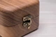 Бокс для наручных часов с персональным логотипом EcoWalnut Цельная шкатулка для 1 часов с деревянной крышкой - изображение 5