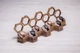 Органайзер коробочка в форме сот для часов с персонализацией EcoWalnut Сотовая шкатулка для 7 часов со стеклянной крышкой - изображение 1