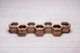 Органайзер коробочка в форме сот для часов с персонализацией EcoWalnut Сотовая шкатулка для 7 часов со стеклянной крышкой - изображение 3