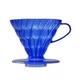 Пуровер Воронка HARIO V60 02 для заваривания кофе на 1-4 чашки пластиковый синій VD-02-TCB-A - изображение 2