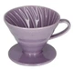 Пуровер Воронка HARIO V60 02 для заваривания кофе на 1-4 чашки керамический фиолетовый VDC-02-PUH-EX - изображение 1