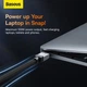 Кабель Type-C на Type-C з підсвічуванням Baseus CoolPlay Series Fast Charging (2m, 100W, 5A, 480Mbps). Black - зображення 6