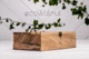 Подарунковий бокс для подарунків презентів прикрас з логотипом EcoWalnut Подарункова коробочка з дерева зі скляною кришкою L - зображення 4
