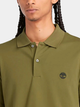 Koszulka polo męska Timberland TB0A2DJE XL Khaki (194902941612) - obraz 4