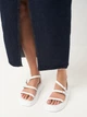 Женские сандалии кожаные Ashoes 108/0159 38 24.5 см Белые (ROZ6501004561) - изображение 7