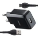 СЗУ Hoco N2 Vigour single port charger Set Type-C (EU) Black - изображение 1