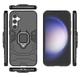 Захисний бампер IronMan для Samsung Galaxy A36 з кільцем-тримачем Чорний - зображення 5