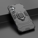 Захисний бампер IronMan для Samsung Galaxy A36 з кільцем-тримачем Чорний - зображення 3