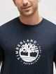 T-shirt męski Timberland TB0A65XS S Granatowy (196247706062) - obraz 4