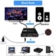 Аудиоразветвитель HDMI 1 на 2 порта сплиттер 4k 60hz 1x2 разветвитель HDMI2.0b Splitter с поддержкой EXTRACT AUDIO (WAZ-F12C) - изображение 4