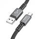 Кабель Hoco X85 Type-C Strength charging data cable Black - зображення 3