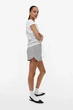 Шорты мини двунитка для женщины H&M 0992104-013 S черный, белый - изображение 5