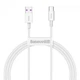Кабель Baseus Superior Series Fast Charging Data Cable USB to Type-C 66W 2m White - изображение 3