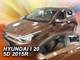 Дефлектори вікон (вітровики) HEKO для Hyundai i20 2014 -2018 5D вставні 4 шт - зображення 7