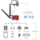 Мережева карта PCI-E Fenvi PCE-AX1800S (MT7921K), 2.4Ghz-574Mbps/5Ghz-1200Mbps (1800Mbps), Bluetooth 5.2, 2 антени, з радіатором - зображення 5