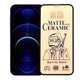 Защитное стекло Ceramic Matte iPhone 12 Pro Max Black - изображение 2