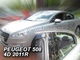 Дефлекторы окон (ветровики) HEKO для Peugeot 508 2011+ 4D вставные 4 шт Sedan - изображение 7