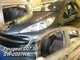 Дефлектори вікон (вітровики) Peugeot 207 5D 2006-> (+OT) Combi (Heko) - зображення 3