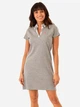 Платье-футболка короткое летнее женское U.S. Polo Assn 215907-9800A(HEATHER GRAY) XS Серое - изображение 1