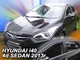 Дефлекторы окон (ветровики) HEKO для Hyundai i40 2011+ 4D вставные 4 шт - изображение 7