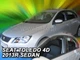 Дефлекторы окон (ветровики) HEKO для Seat Toledo IV 2013+ 4D вставные 4 шт Sedan - изображение 7