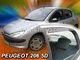Дефлекторы окон (ветровики) HEKO для Peugeot 206 1998-2010 5D вставные 4 шт - изображение 7