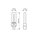 Лампа для ультрафиолетового стерилизатора Osram HNS S 11W G23 (4050300941240) - изображение 3