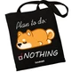 Екошопер BookOpt&nbsp;BK4061&nbsp;Plan to do: NOTHING&nbsp;чорний - изображение 1