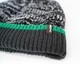 Шапка водонепроникна Dexshell Cuffed Beanie, р-р S/M (56-58 см) чорна з зеленою смугою - изображение 4