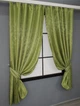 Комплект штор VR-Textil Жакард Мрамор Al1 № 441ш 130х170 см 2 шт Оливковий (35-0133) - зображення 2