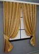 Комплект штор VR-Textil Жакард Мрамор Al1 № 614ш 130х170 см 2 шт Золотистий (35-0132) - зображення 2