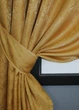 Комплект штор VR-Textil Жакард Мрамор Al1 № 614ш 130х170 см 2 шт Золотистий (35-0132) - зображення 3