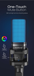 Микрофон Zealsound A68 USB с RGB-подсветкой - изображение 3
