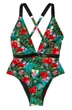 Купальник суцільний жіночий Victoria's Secret КУПАЛЬНИК МОНОКІНІ SHINE STRAP PLUNGE ONE-PIECE SWIMSUIT FLORAL M - изображение 3