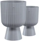 Горшок для цветов Form-Plastic Keli Мика Петит 3,7 л 18 см, Цвет Платина - изображение 5