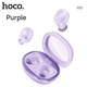 Наушники беспроводные HOCO EQ3 Samrt tws с поддержкой Сири (фиолетовые) - изображение 5